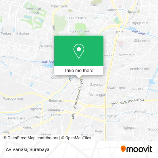 Av Variasi map