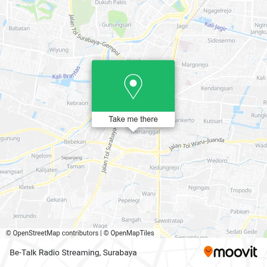 Be-Talk Radio Streaming map