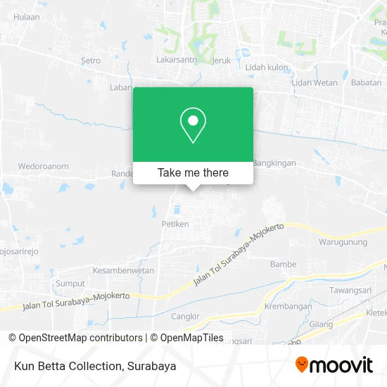 Kun Betta Collection map