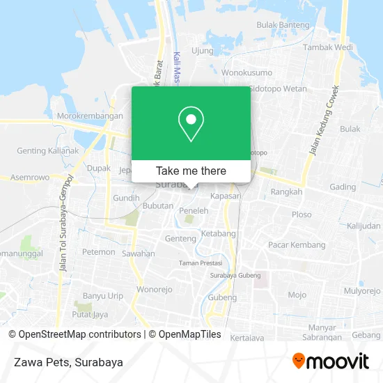 Zawa Pets map