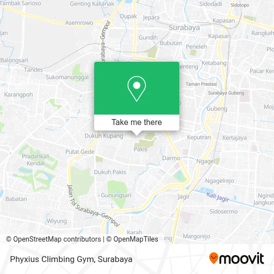 Phyxius Climbing Gym map