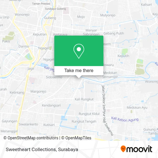 Sweetheart Collections map