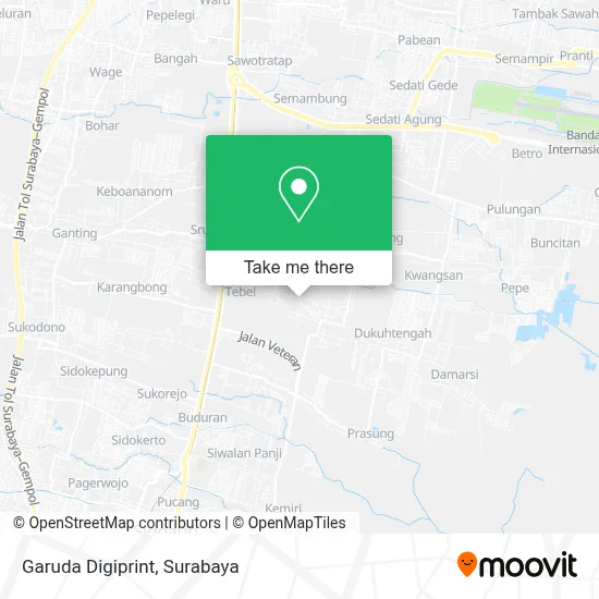 Garuda Digiprint map
