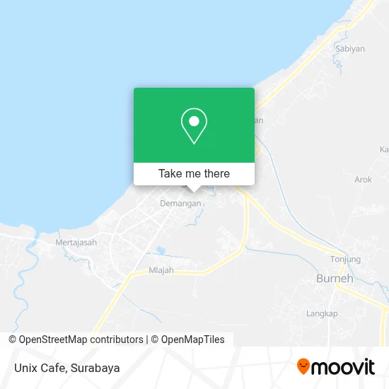Unix Cafe map