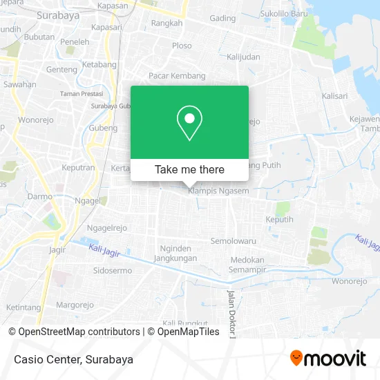 Casio Center map