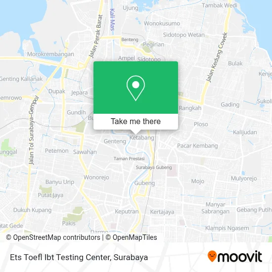 Ets Toefl Ibt Testing Center map