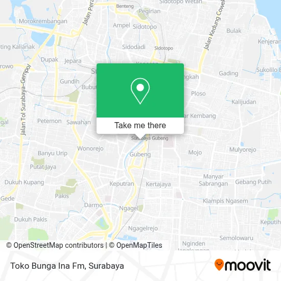 Toko Bunga Ina Fm map