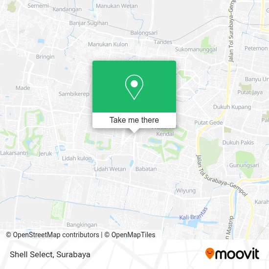 Shell Select map