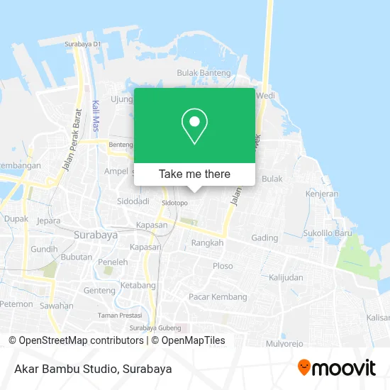 Akar Bambu Studio map