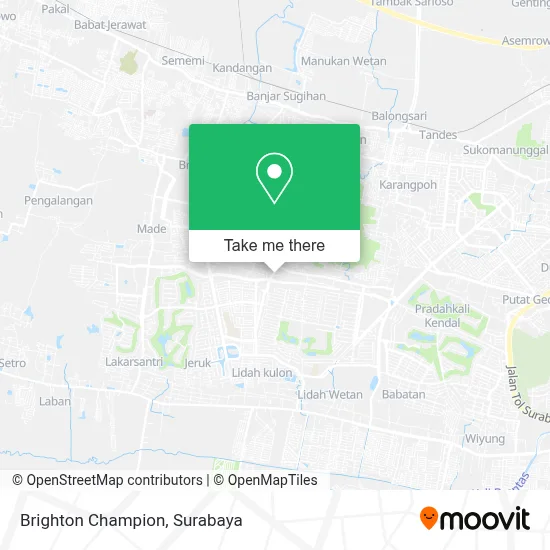 Brighton Champion map