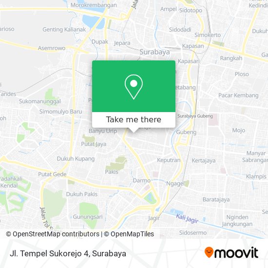Jl. Tempel Sukorejo 4 map