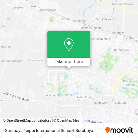 Surabaya Taipei International School map