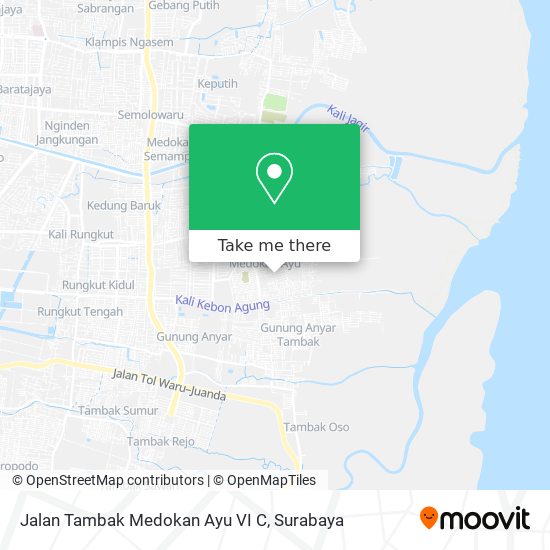 Jalan Tambak Medokan Ayu VI C map