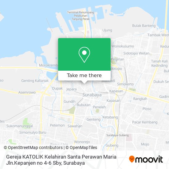 Gereja KATOLIK Kelahiran Santa Perawan Maria Jln.Kepanjen no 4-6 Sby map