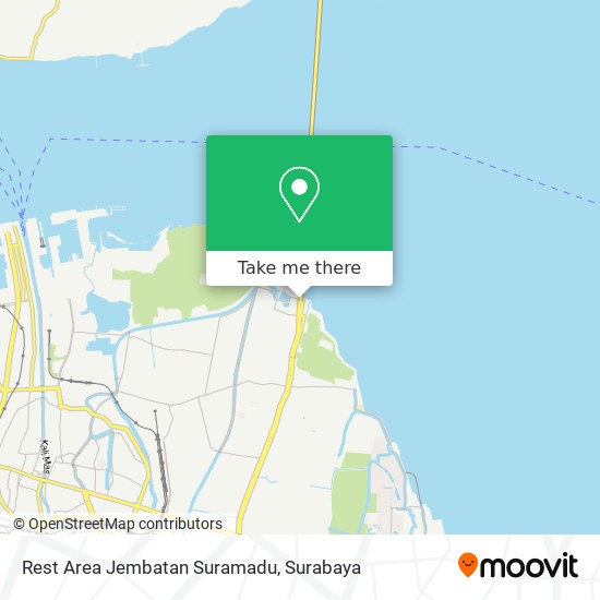 Rest Area Jembatan Suramadu map