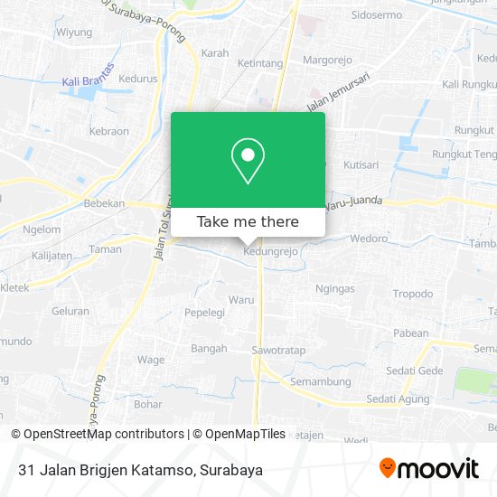 31 Jalan Brigjen Katamso map