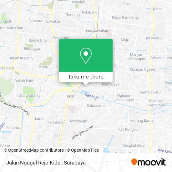 Jalan Ngagel Rejo Kidul map