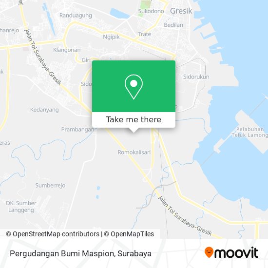 Pergudangan Bumi Maspion map