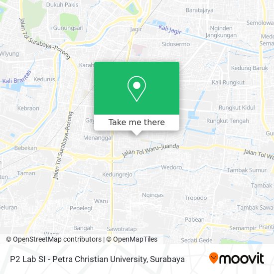 P2 Lab SI - Petra Christian University map