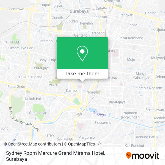 Sydney Room Mercure Grand Mirama Hotel map