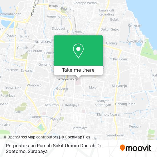 Perpustakaan Rumah Sakit Umum Daerah Dr. Soetomo map