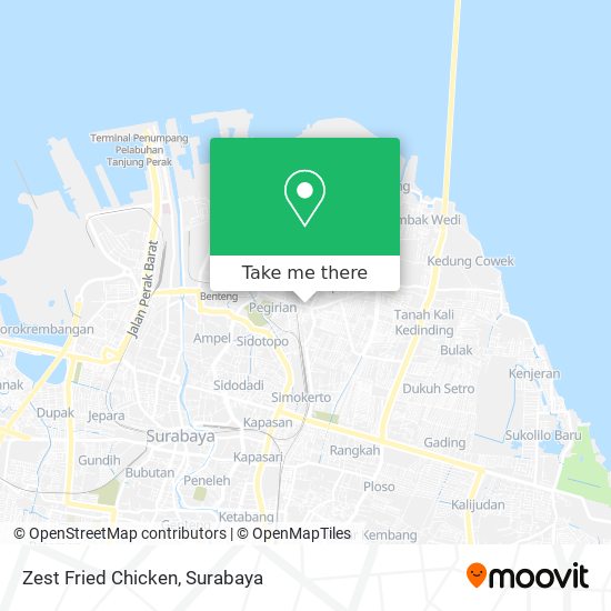 Zest Fried Chicken map