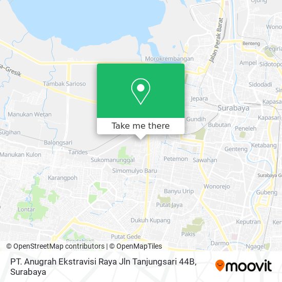 PT. Anugrah Ekstravisi Raya Jln Tanjungsari 44B map