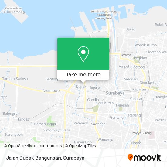 Jalan Dupak Bangunsari map