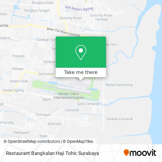 Restaurant Bangkalan Haji Tohir map