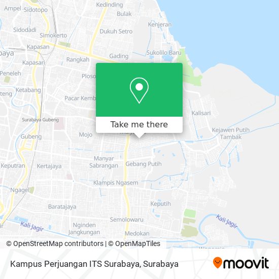 Kampus Perjuangan ITS Surabaya map