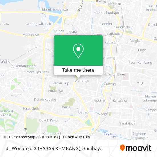 Jl. Wonorejo 3 (PASAR KEMBANG) map