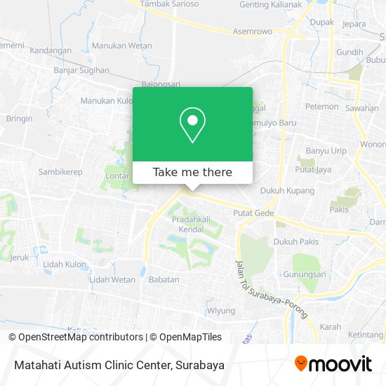 Matahati Autism Clinic Center map