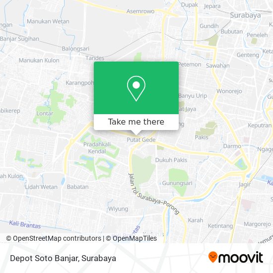 Depot Soto Banjar map