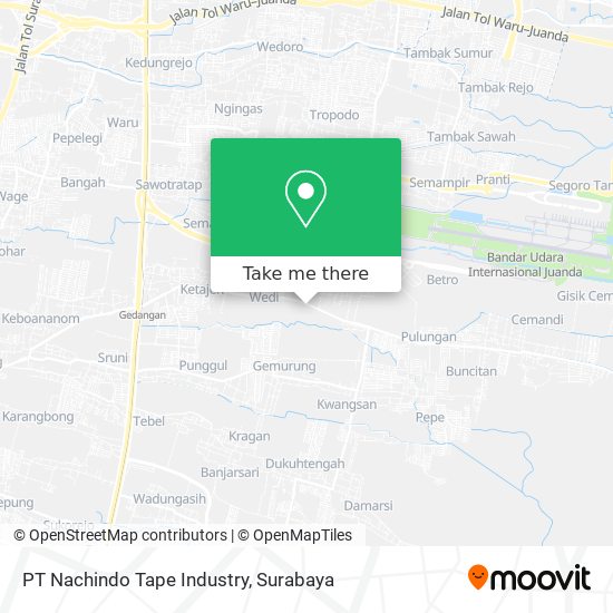 PT Nachindo Tape Industry map