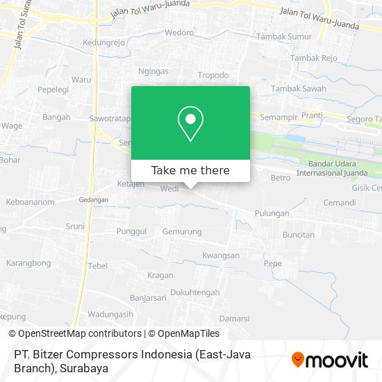 PT. Bitzer Compressors Indonesia (East-Java Branch) map