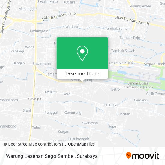 Warung Lesehan Sego Sambel map
