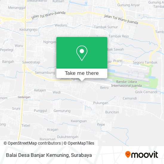 Balai Desa Banjar Kemuning map