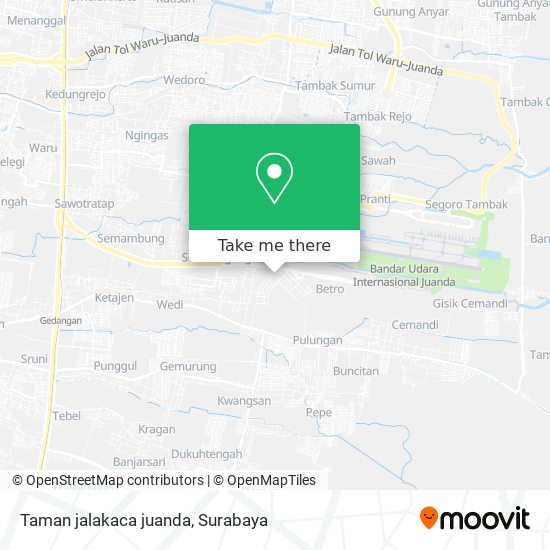 Taman jalakaca juanda map