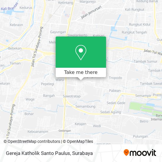 Gereja Katholik Santo Paulus map