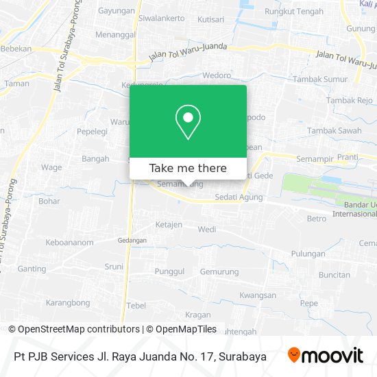 Pt PJB Services Jl. Raya Juanda No. 17 map