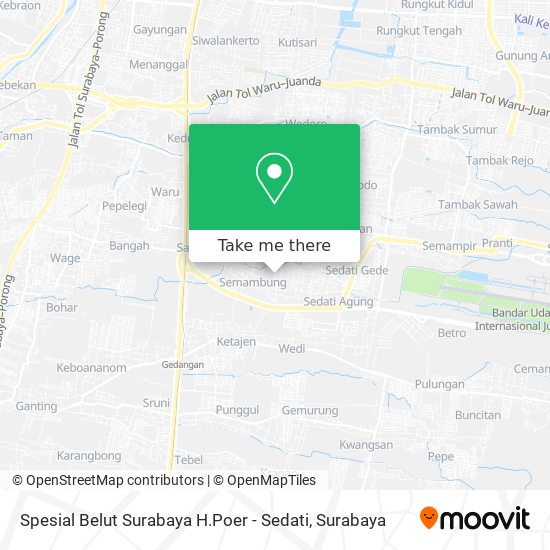 Spesial Belut Surabaya H.Poer - Sedati map