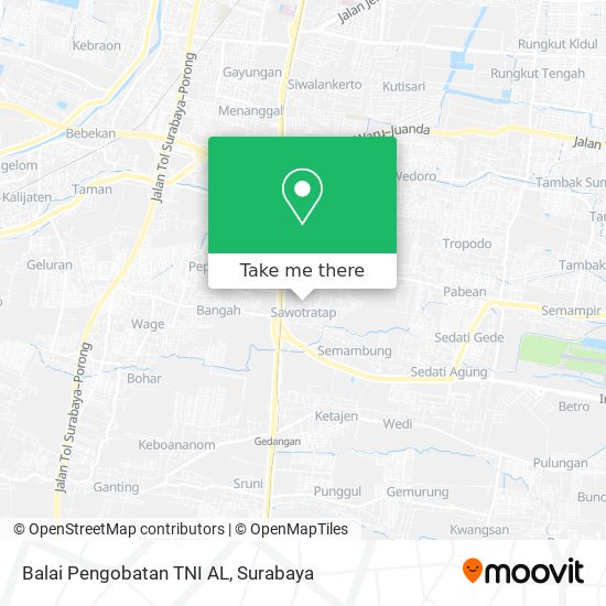 Balai Pengobatan TNI AL map