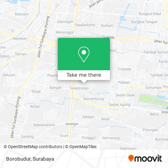 Borobudur map