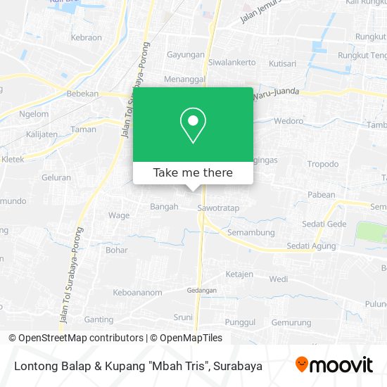 Lontong Balap & Kupang "Mbah Tris" map