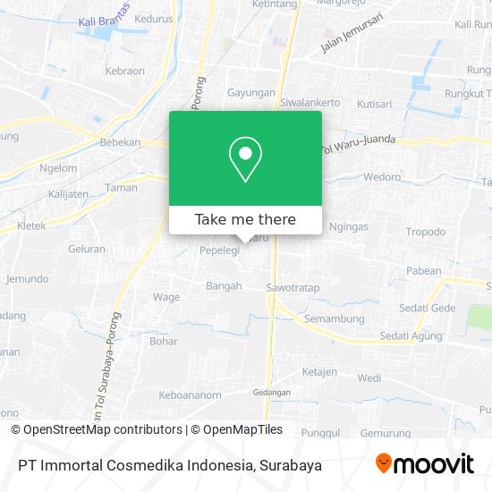 PT Immortal Cosmedika Indonesia map