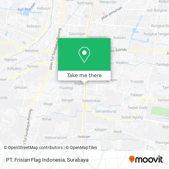 PT. Frisian Flag Indonesia map