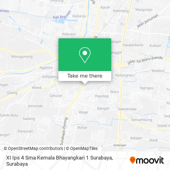 XI Ips 4 Sma Kemala Bhayangkari 1 Surabaya map