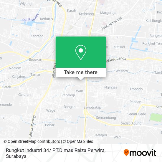 Rungkut industri 34/ PT.Dimas Reiza Perwira map