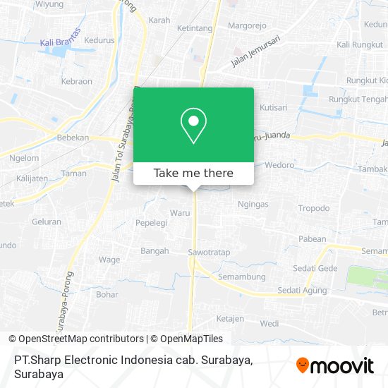 PT.Sharp Electronic Indonesia cab. Surabaya map
