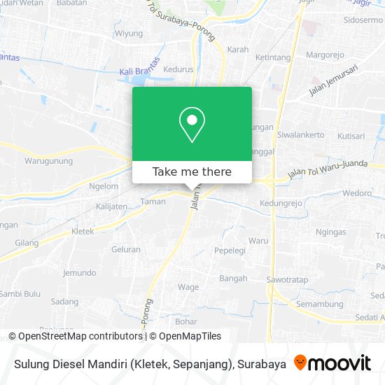 Sulung Diesel Mandiri (Kletek, Sepanjang) map